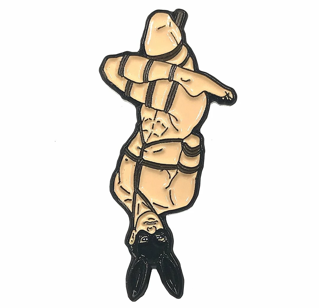 Geeky And Kinky Rope Bunny 2 Enamel Pin Pins 3 Geeky And Kinky Rope Bunny 2 Enamel Pin Pins