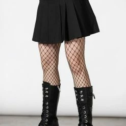 Killstar Women's Stuff Scary Pleated Skirt