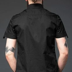 Queen Of Darkness Men's Stuff Shirt With Hidden Button Placket