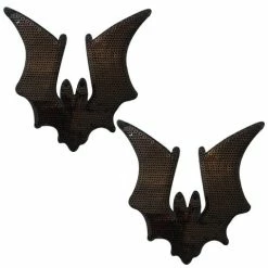 Neva Nude Accessories Large Bat Sequin Nipple Cover Pasties