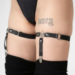 Killstar Star Strapped Garters