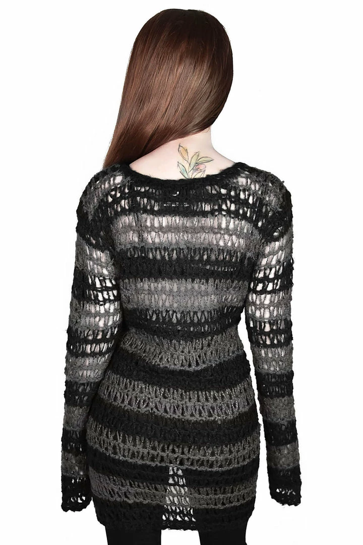 Killstar Strange Daze Faux- Mohair Sweater 4 Killstar Strange Daze Faux- Mohair Sweater