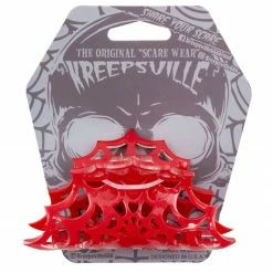 Kreepsville666 Accessories Spiderweb Hair Claw Clip Red 7 Kreepsville666 Accessories Spiderweb Hair Claw Clip Red