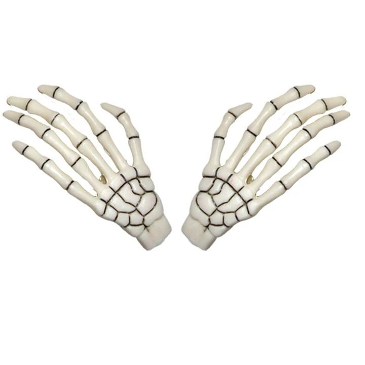 Kreepsville666 Skeleton Bone Hand Hairslides White Accessories 3 Kreepsville666 Skeleton Bone Hand Hairslides White Accessories