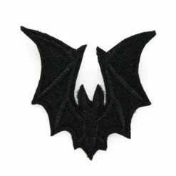 Project Pinup Small Vampire Bat Gothic Iron On Embroidered Patch