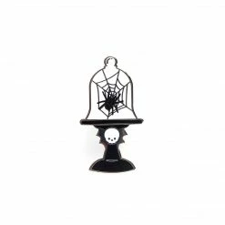 LuxCups Creative Spider Cloche Enamel Pin Pins