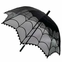 Kreepsville666 Spiderweb Lace Parasol
