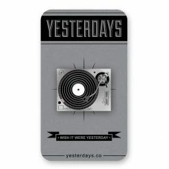 Yesterdays Strictly Wax - Record Player Enamel Pin