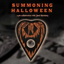 Lively Ghosts Summoning Halloween Enamel Pin Pins