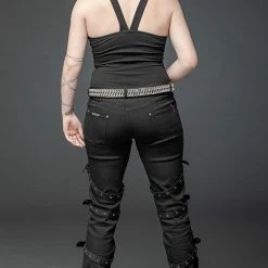 Queen Of Darkness Top Printed With Bats In The Front