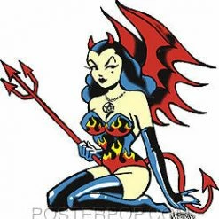 Poster Pop Vince Ray Devilette Sticker Gift Ideas