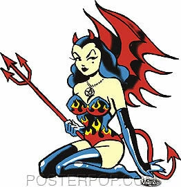 Poster Pop Vince Ray Devilette Sticker Gift Ideas 3 Poster Pop Vince Ray Devilette Sticker Gift Ideas