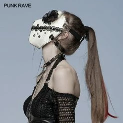 Punk Rave Men's Stuff Dark Lolita Face Mask