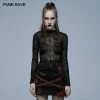 Punk Rave Spider Web Printed Mesh Top Women's Stuff 1 Punk Rave Spider Web Printed Mesh Top Women's Stuff