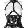 Punk Rave Women's Stuff Gothic Patent Leather Corset 1 Punk Rave Women's Stuff Gothic Patent Leather Corset
