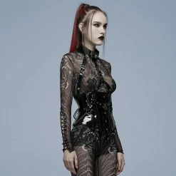 Punk Rave Women's Stuff Gothic Patent Leather Corset 18 Punk Rave Women's Stuff Gothic Patent Leather Corset
