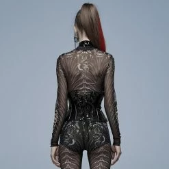 Punk Rave Women's Stuff Gothic Patent Leather Corset 19 Punk Rave Women's Stuff Gothic Patent Leather Corset