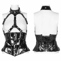 Punk Rave Women's Stuff Gothic Patent Leather Corset 22 Punk Rave Women's Stuff Gothic Patent Leather Corset