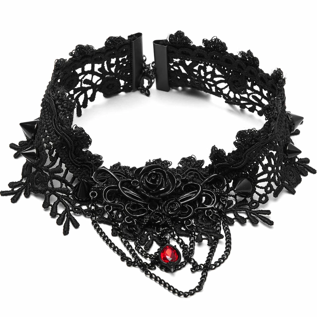Punk Rave Dark Rosarium Choker Chokers And Collars 3 Punk Rave Dark Rosarium Choker Chokers And Collars