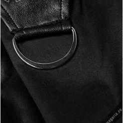 Punk Rave Men's Stuff Casual Black Men's Shirt