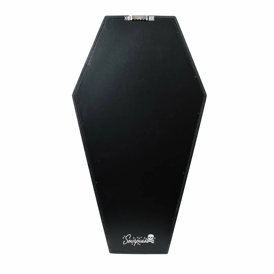 Sourpuss Striped Coffin Shelf - Black/Purple 5 Sourpuss Striped Coffin Shelf - Black/Purple