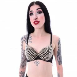 Poizen Industries Cone Stud Bra