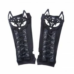 Poizen Industries Men's Stuff Dark Kitty Armwarmer - Black