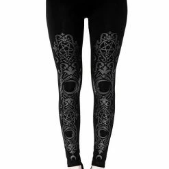 ReStyle Black Gothic Baroque Leggings