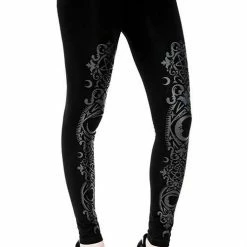 ReStyle Black Gothic Baroque Leggings