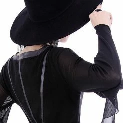 ReStyle Black Gothic Wide Brim Hat Men's Stuff