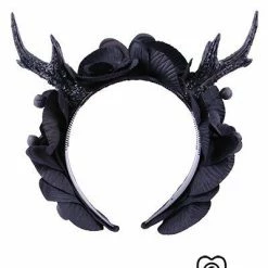ReStyle Gothic Garland, Headpiece With Deer Antlers & Orchids