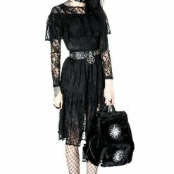 ReStyle Gloomy Prairie Black Lace Gothic Dress
