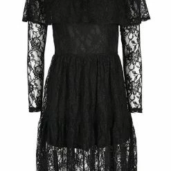 ReStyle Gloomy Prairie Black Lace Gothic Dress