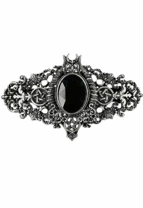 ReStyle Horns Barette Silver Gothic Hairclip 4 ReStyle Horns Barette Silver Gothic Hairclip