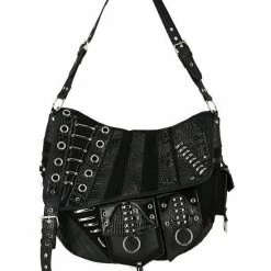 ReStyle Patchwork Hobo Bag With Multiple Pockets And Dragon PU 26 ReStyle Patchwork Hobo Bag With Multiple Pockets And Dragon PU