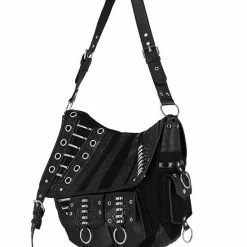 ReStyle Patchwork Hobo Bag With Multiple Pockets And Dragon PU 25 ReStyle Patchwork Hobo Bag With Multiple Pockets And Dragon PU