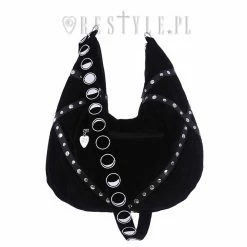 ReStyle Moon Child Black Velvet Hobo Bag 9 ReStyle Moon Child Black Velvet Hobo Bag