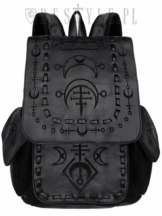 ReStyle Runic Moon Black Backpack 3 ReStyle Runic Moon Black Backpack