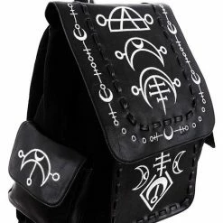 ReStyle Runic Moon Black Backpack - Black And White