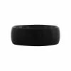 INOX Men's Stuff Plain Plated Black Matte Ring
