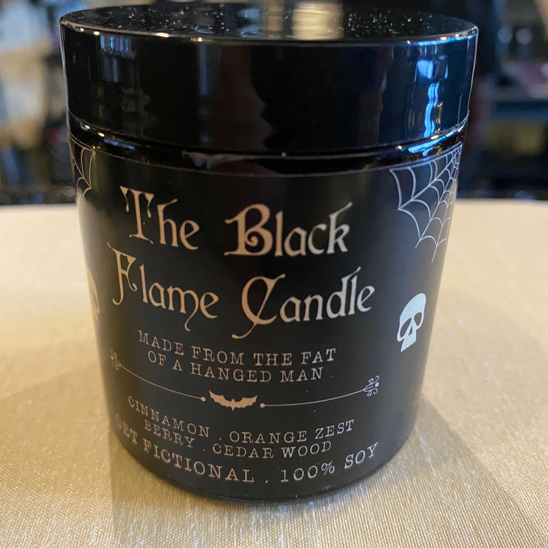 Get Fictional Gift Ideas The Black Flame - Candle 4 Get Fictional Gift Ideas The Black Flame - Candle