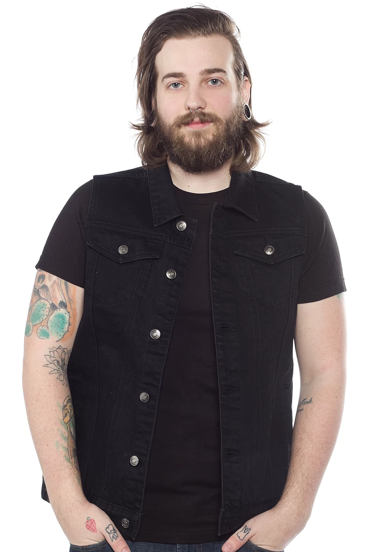 Men's Stuff Kustom Kreeps Black Vest 4 Men's Stuff Kustom Kreeps Black Vest