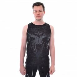 Heartless Pentagram Vest - Black Men's Stuff