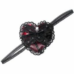Punk Rave Women's Stuff Gothic Heart Skull Lace Eye Patch