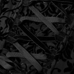 Punk Rave Women's Stuff Gothic Strappy Ruffle Layered Slip Dress