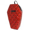 Rock Rebel Lucy Quilted Coffin Backpack In Red