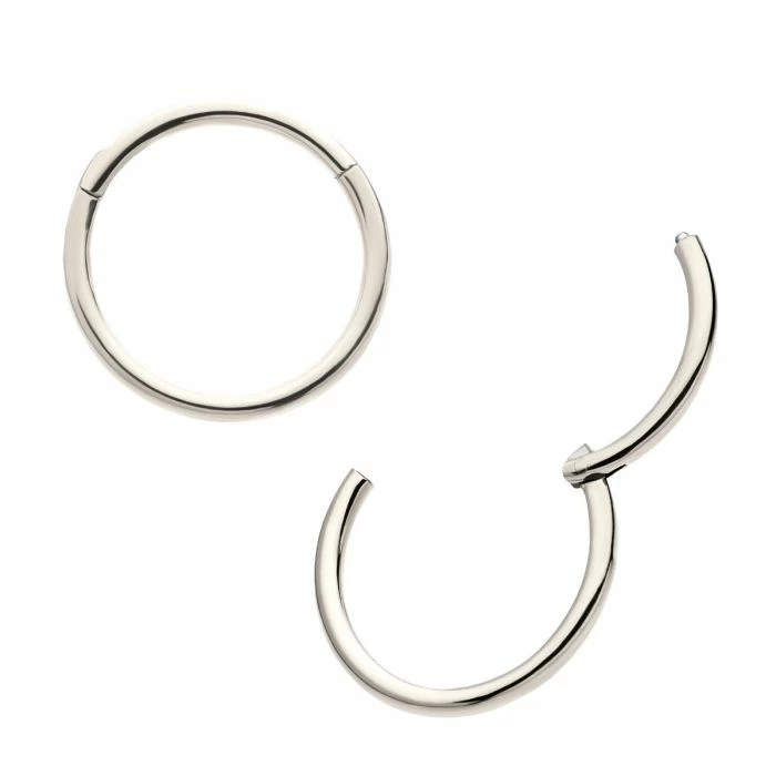 BodyVibe Surgical Steel Basic Hinged Segment Ring - 18g 5/16" Jewelry 3 BodyVibe Surgical Steel Basic Hinged Segment Ring - 18g 5/16" Jewelry