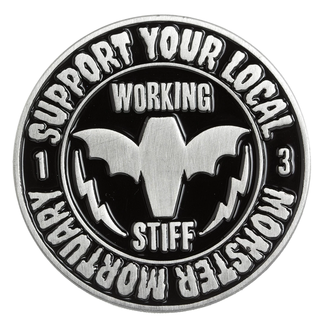 Sourpuss Monster Mortuary Enamel Pin 3 Sourpuss Monster Mortuary Enamel Pin