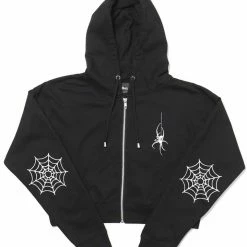 Mary Wyatt London Spinnerette Cropped Zip Hoodie Women's Stuff