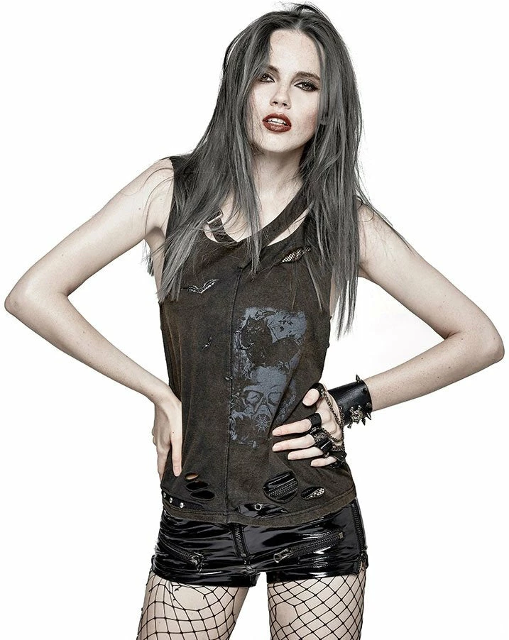 Punk Rave Catacomb Tank Top Women's Stuff 3 Punk Rave Catacomb Tank Top Women's Stuff